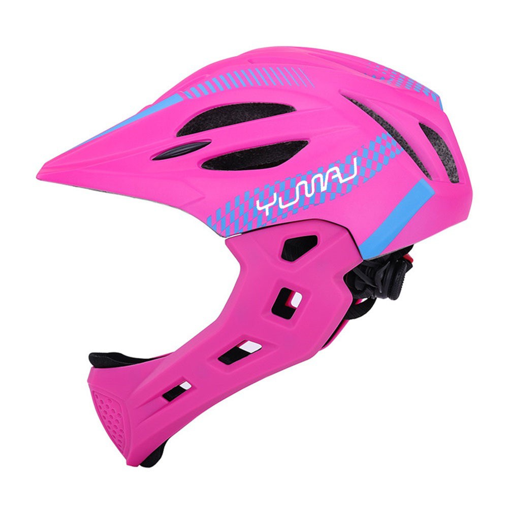 Mountain Biking Full Face Helmet - NEW Children full face with LED