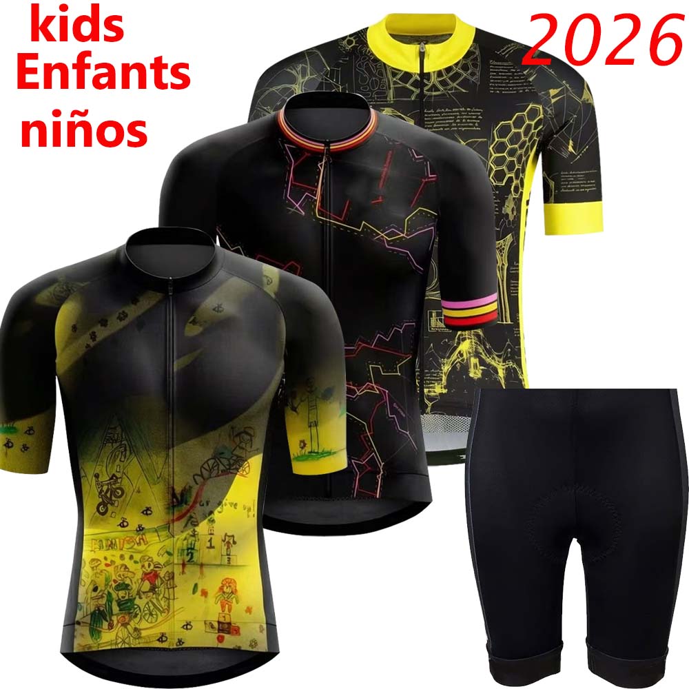 Mountain Biking Clothes - Kids France Tour 2026 Cycling Jersey