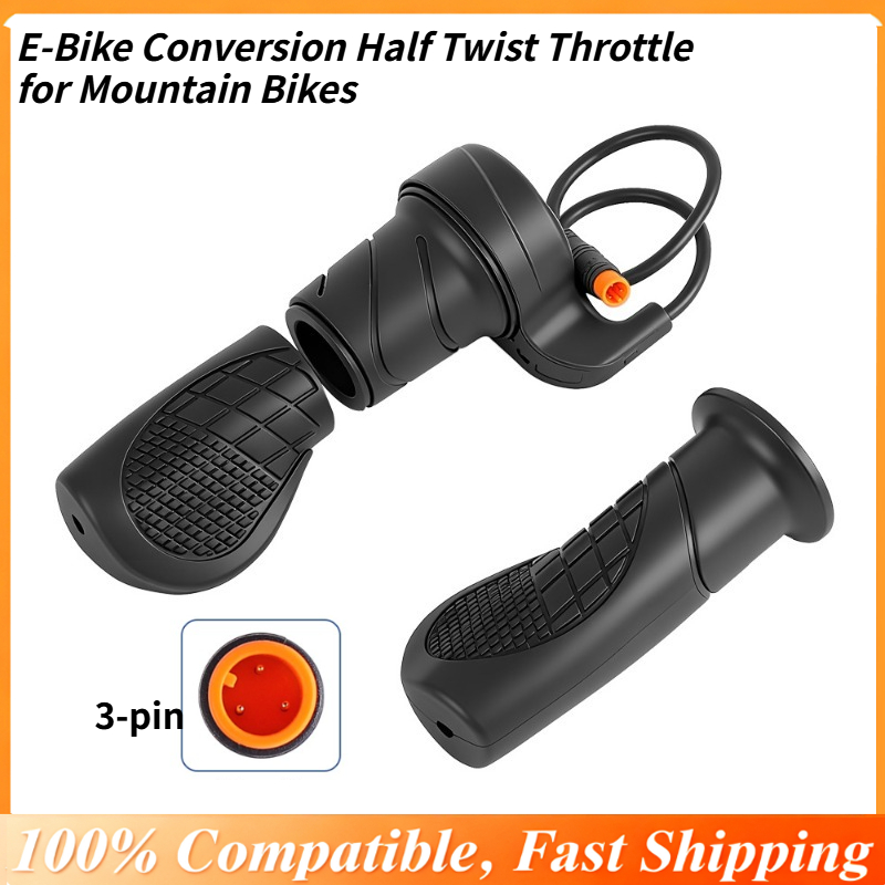 Mountain Biking Essentials - E-Bike Conversion Half Twist Throttle for