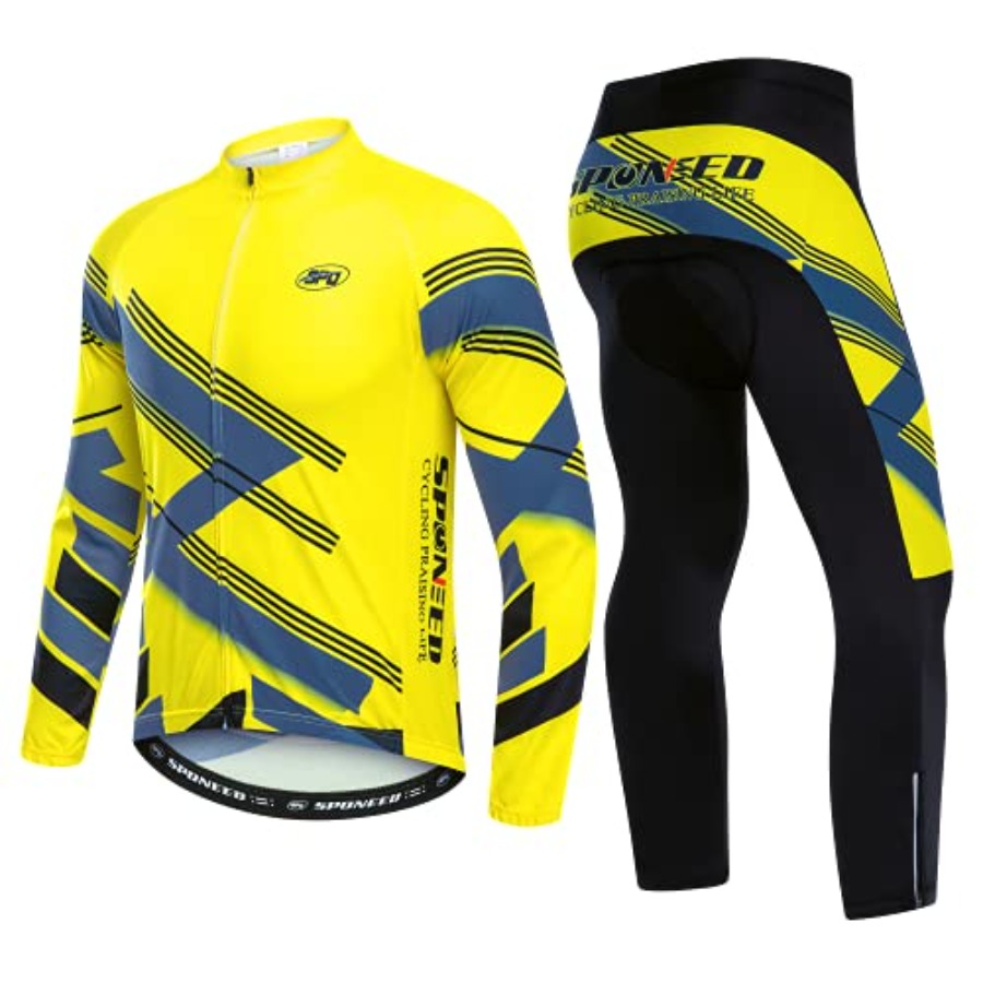 Mountain Biking Clothes - sponeed Cycling Clothes for Men Long