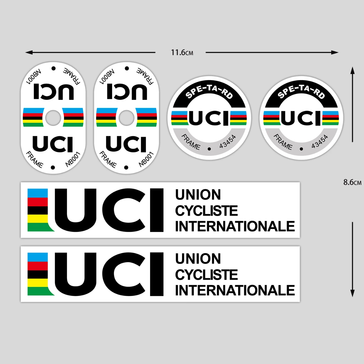 UCI Cycling Frame Stickers Dur - огляд і ціна Mountain Biking Quotes