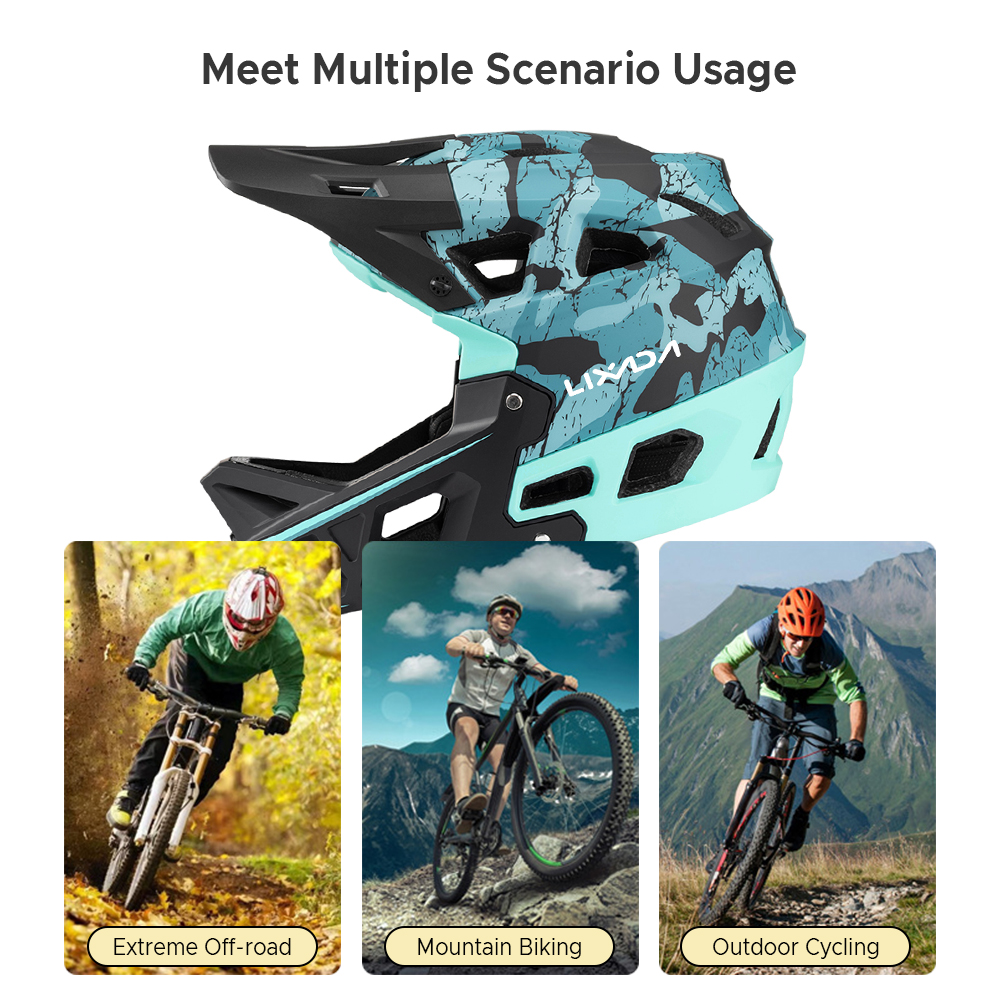 Full Face Mountain Bike Helmet - огляд і ціна Mountain Biking Full Face Helmet