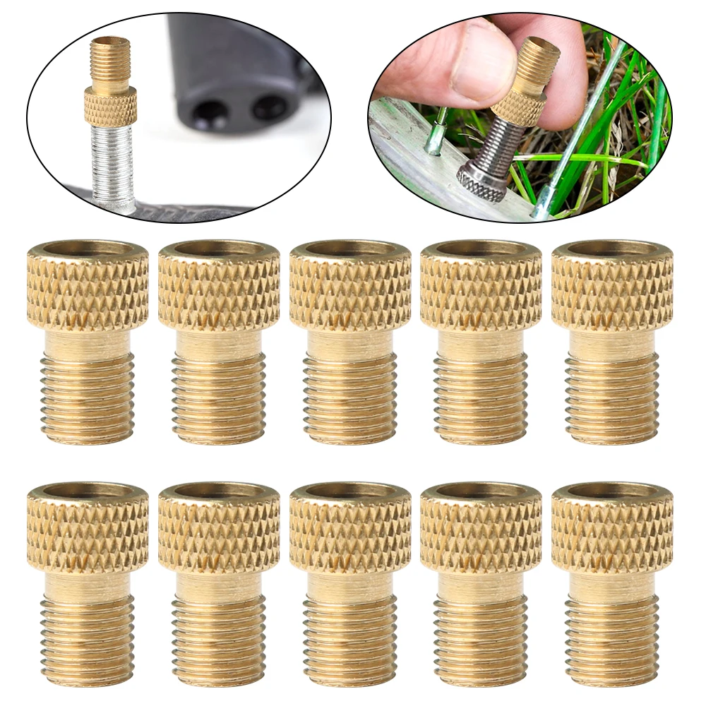 10PCS bicycle valve adapter ca - огляд і ціна Mountain Biking In French