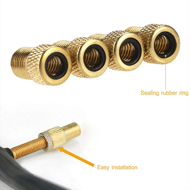 10PCS bicycle valve adapter ca - огляд і ціна Mountain Biking In French