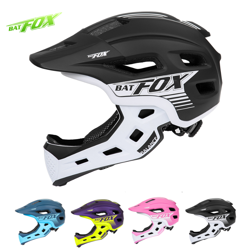 BATFOX Bike Helmet Kids Full F - огляд і ціна Mountain Biking Full Face Helmet