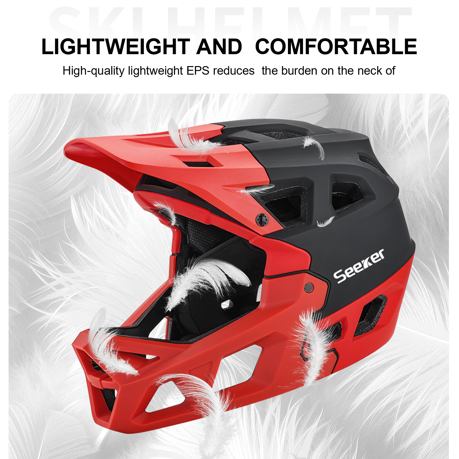Seeker bicycle off-road full-f - огляд і ціна Mountain Biking Full Face Helmet