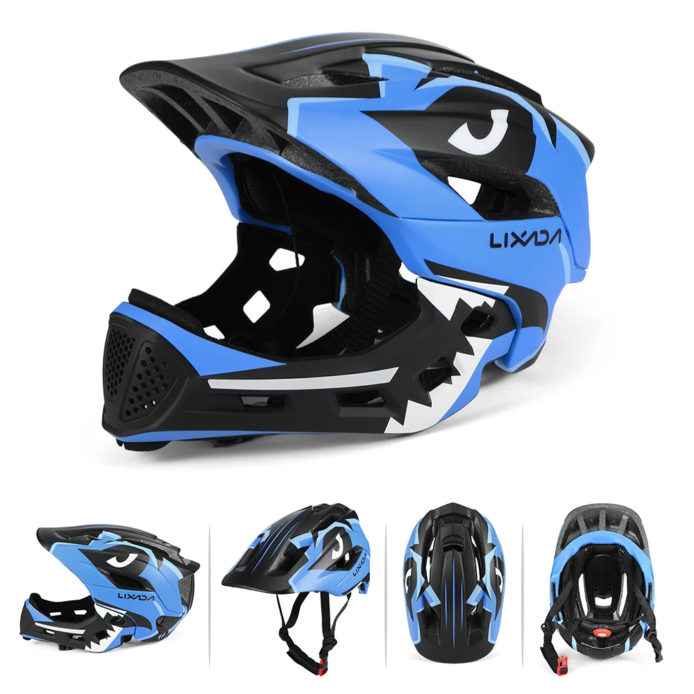 Lixada Kids Detachable Full Fa - огляд і ціна Mountain Biking Full Face Helmet