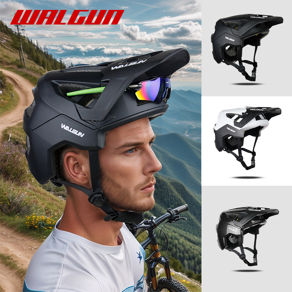 WALGUN Bicycle Helmet MTB Moun - огляд і ціна Mountain Biking Full Face Helmet