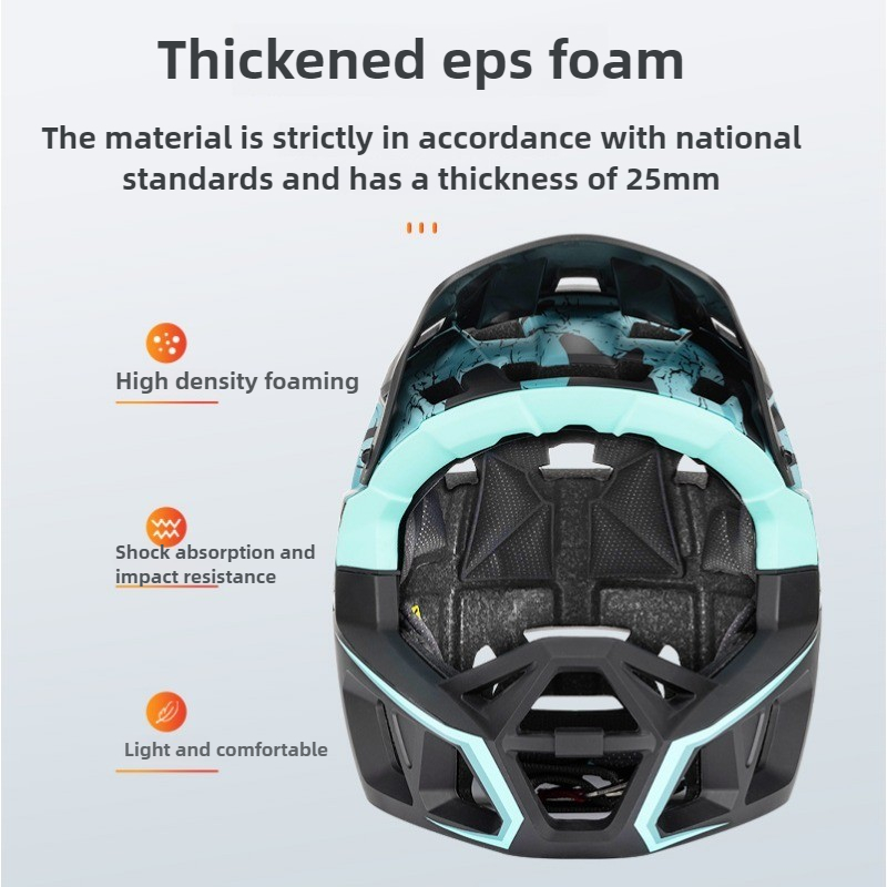 New Adult Full Face Mountain B - огляд і ціна Mountain Biking Full Face Helmet